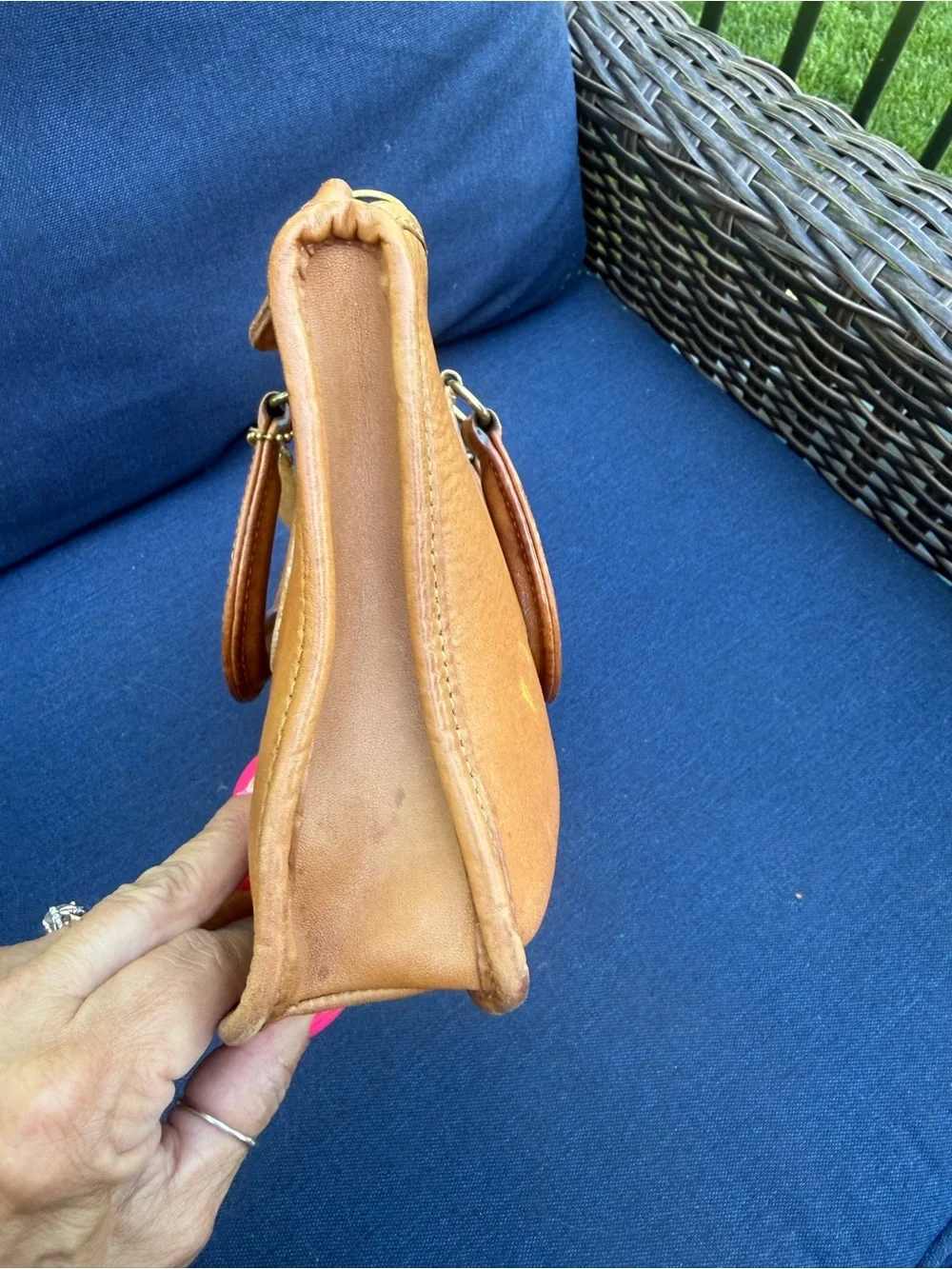 Coach Slim Satchel in British Tan - Picture 4 of 8
